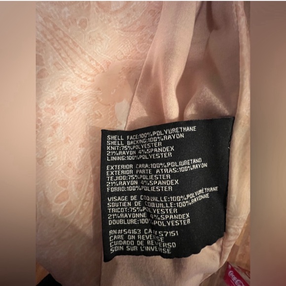 GUESS Faux Leather Y2K Racer Moto Jacket - Picture 14 of 14